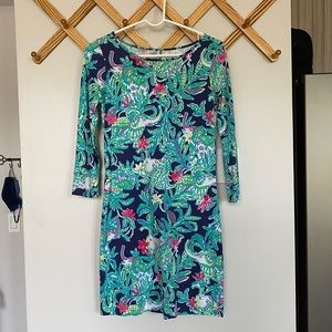 Lilly Pulitzer "Trunk Show" 3/4 sleeve dress